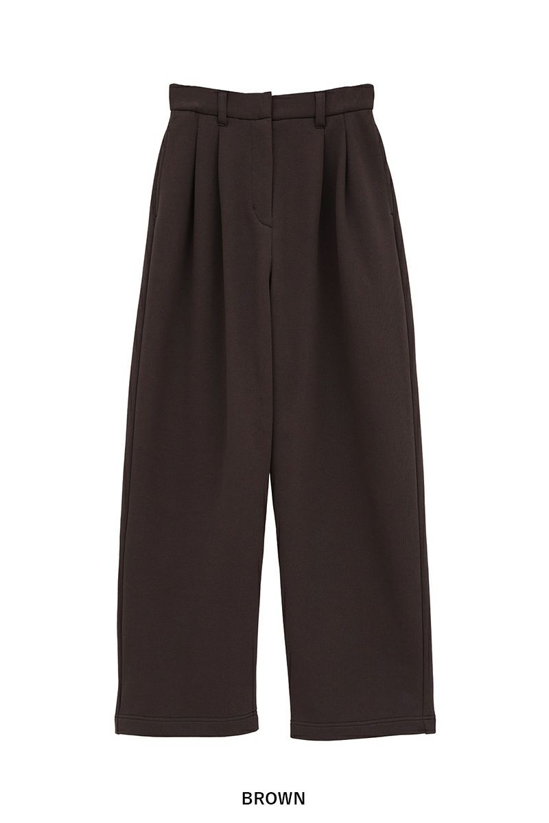 CLANE(クラネ) TWO TUCK SWEAT PANTS ツータックスウェットタックパンツ 19110-7262