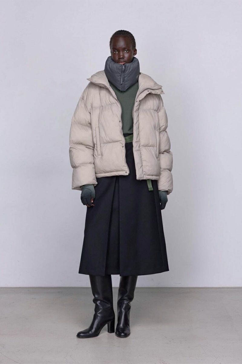 Graphpaper(グラフペーパー) PERTEX QUANTUM AIR Insulated Puffer Jacket パーテックスクオンタムエアーライトインシュレイテッドパッファージャケット GL253-30439