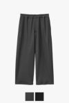 Graphpaper(グラフペーパー) Wool Smooth Flannel Easy Wide Pants ウールスムースフランネルイージーワイドパンツ GU2534-0223B
