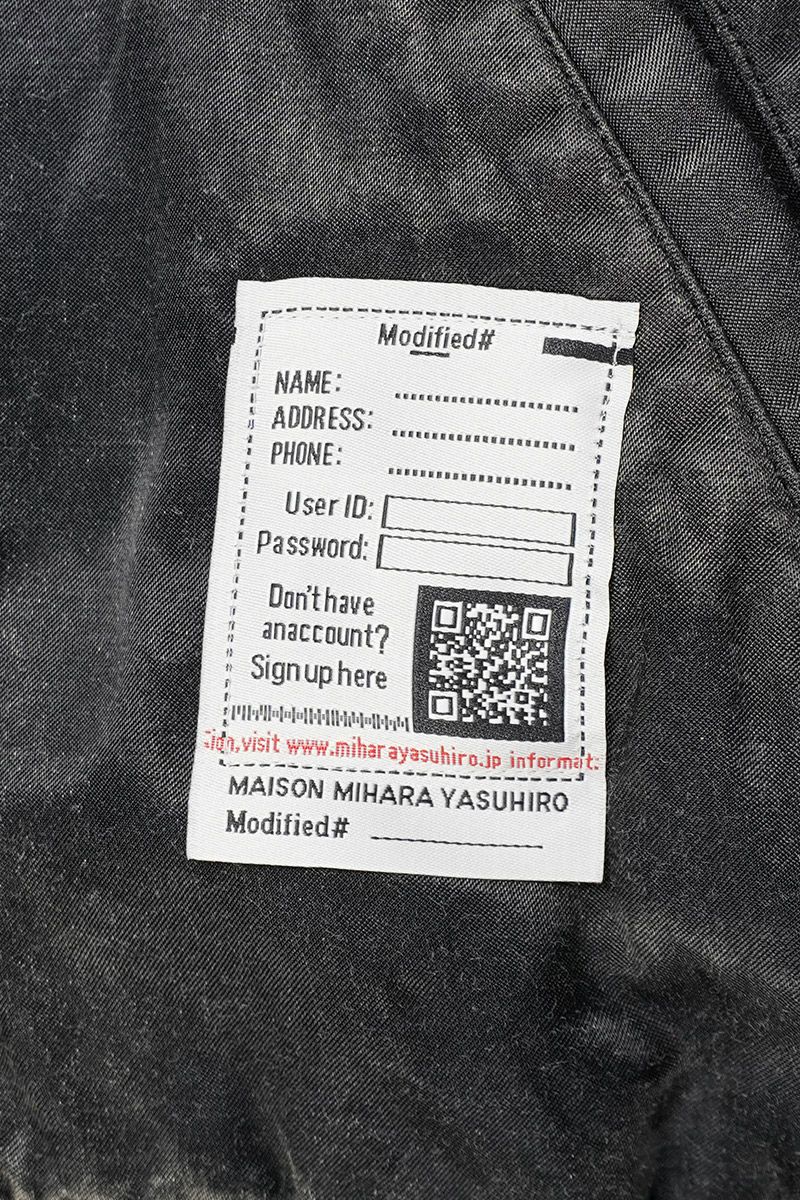Maison MIHARA YASUHIRO(メゾン ミハラヤスヒロ) COLLARED SOUVENIR JACKET カラードスーベニアジャケット J15BL142