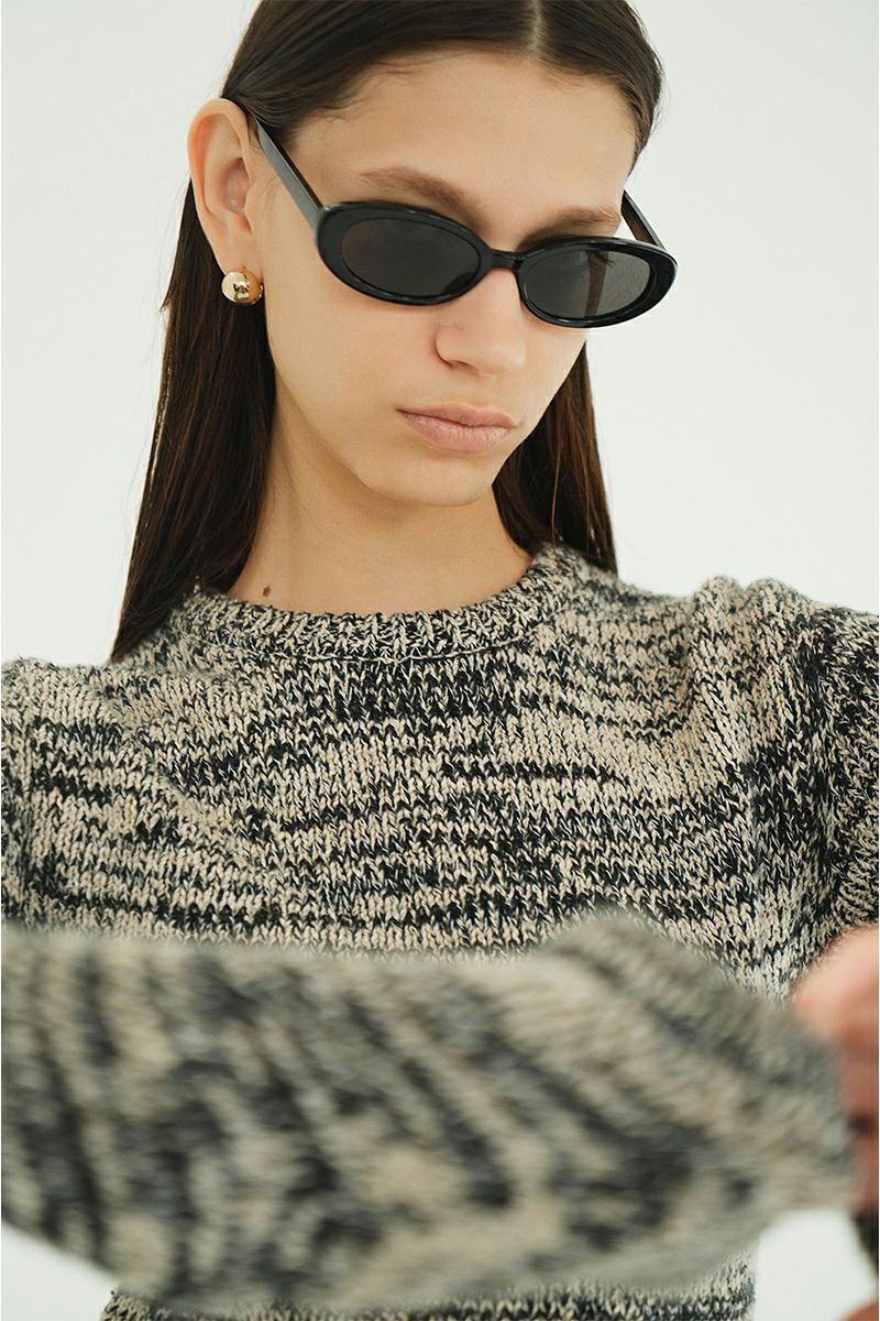 CLANE(クラネ) COTTON SHORT KNIT TOPS コットンショートニットトップス 19106-2192