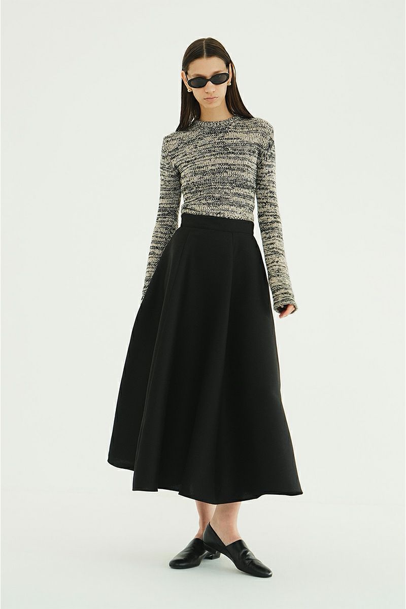 CLANE(クラネ) COTTON SHORT KNIT TOPS コットンショートニットトップス 19106-2192