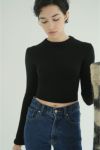 CLANE(クラネ) COTTON SHORT KNIT TOPS コットンショートニットトップス 19106-2192