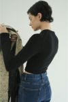 CLANE(クラネ) COTTON SHORT KNIT TOPS コットンショートニットトップス 19106-2192