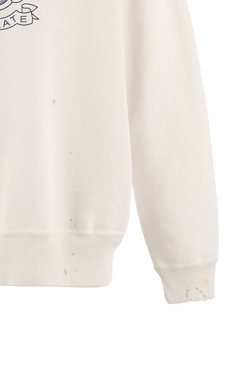 SAINT Mxxxxxx(セントマイケル) SM-HR1-0000-047 CRW NECK SWT / SAINT LOUE / WHITE クルーネックスウェット