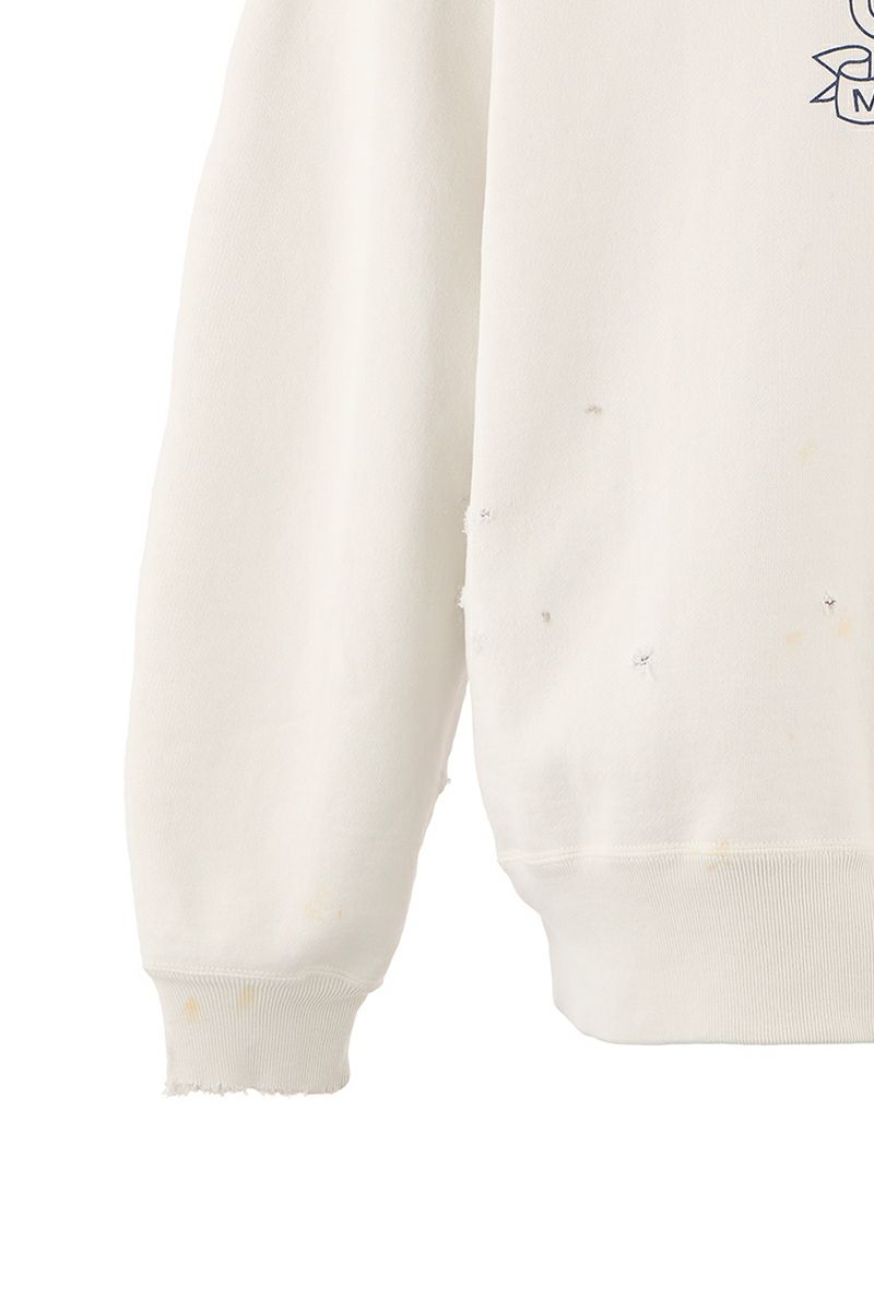 SAINT Mxxxxxx(セントマイケル) SM-HR1-0000-047 CRW NECK SWT / SAINT LOUE / WHITE クルーネックスウェット