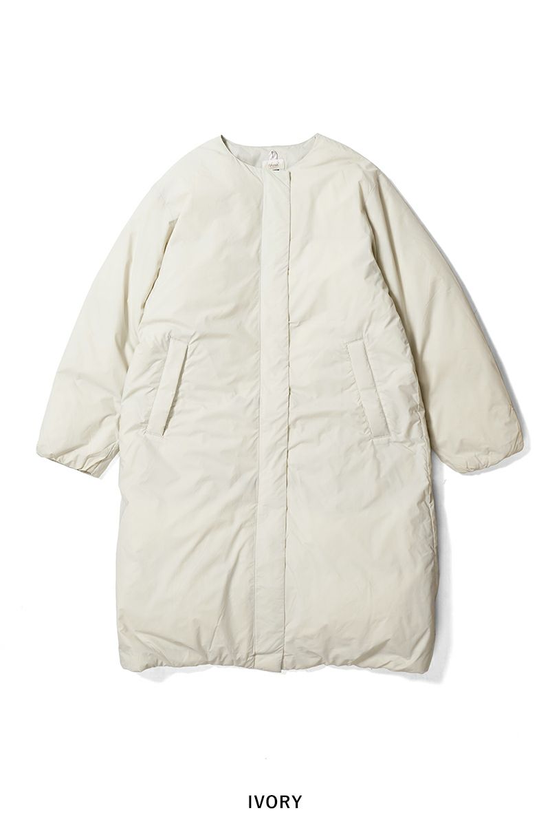 NANGA(ナンガ) NO COLLAR DOWN COAT ノーカラーダウンコート ND2442-1C600