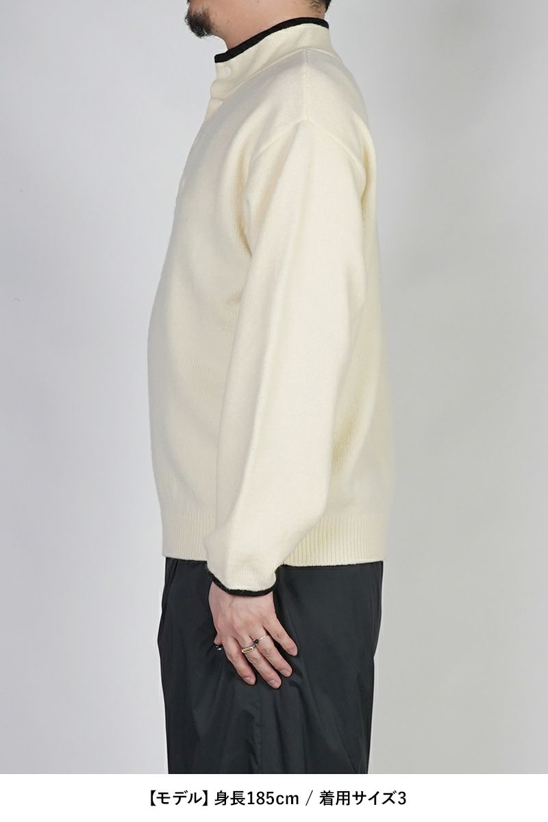 UNUSED(アンユーズド) 5G Wool pullover knit 5ゲージウールプルオーバーニット US2517