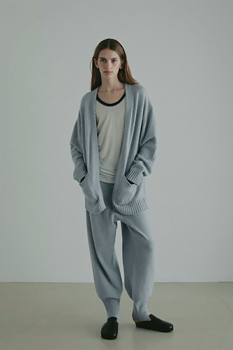 ETRE TOKYO(エトレトウキョウ) プレーンステッチVネックニットカーディガン 1225504082