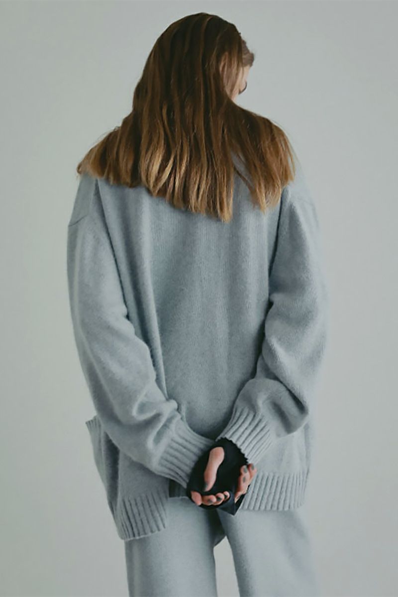 ETRE TOKYO(エトレトウキョウ) プレーンステッチVネックニットカーディガン 1225504082