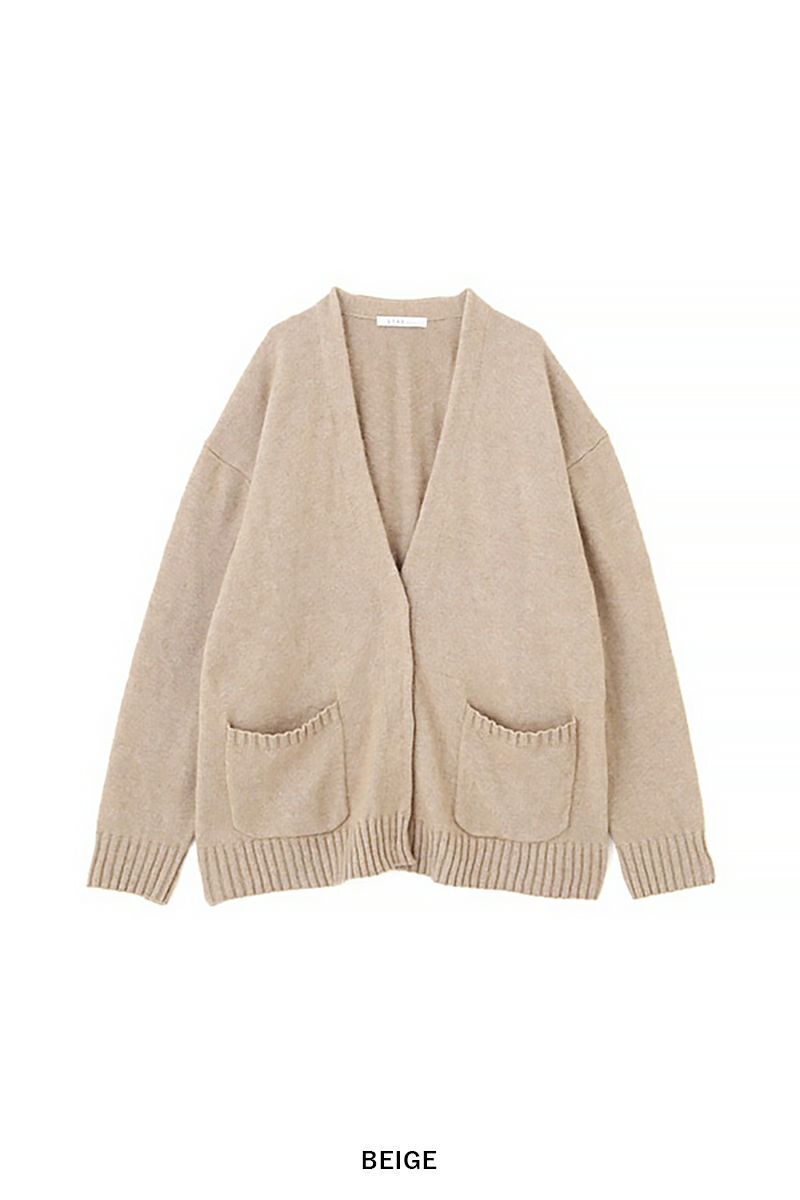 ETRE TOKYO(エトレトウキョウ) プレーンステッチVネックニットカーディガン 1225504082