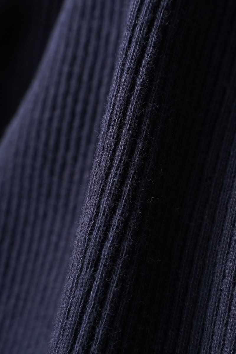 kengo(ケンゴ) recycled cotton rib 2 pockets cardigan リサイクルコットンリブ2ポケットカーディガン K25FW-TP2