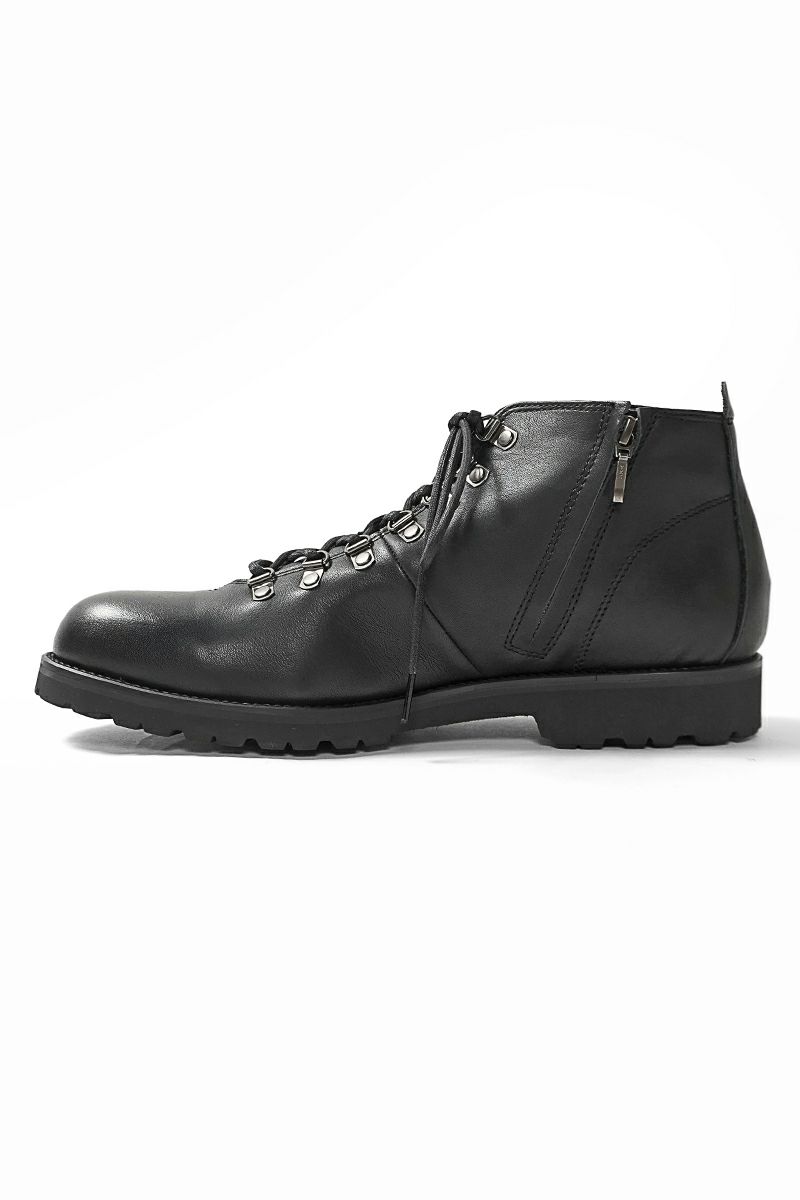 PADRONE(パドローネ) WP SIDE ZIP TREKKING BOOTS (WATER PROOF LEATHER) ウォータープルーフサイドジップトレッキングブーツ PU7358-1128-25C
