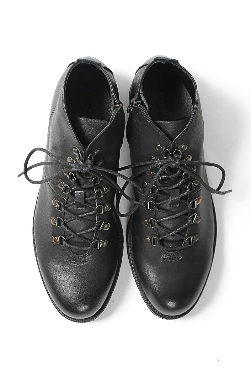 PADRONE(パドローネ) WP SIDE ZIP TREKKING BOOTS (WATER PROOF LEATHER) ウォータープルーフサイドジップトレッキングブーツ PU7358-1128-25C