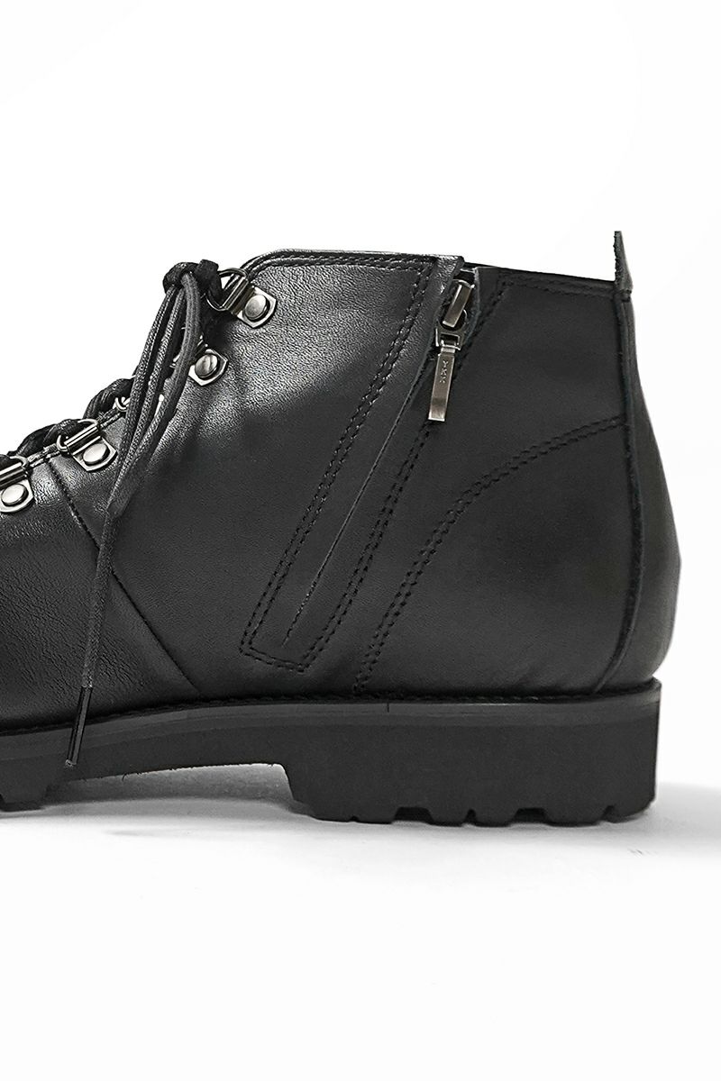 PADRONE(パドローネ) WP SIDE ZIP TREKKING BOOTS (WATER PROOF LEATHER) ウォータープルーフサイドジップトレッキングブーツ PU7358-1128-25C