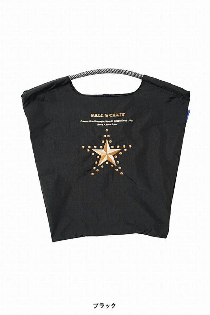 Ball & Chain(ボールアンドチェーン) Star and Studs (M) スターアンドスタッズ(M) ショッピングバック トートバッグ 301061