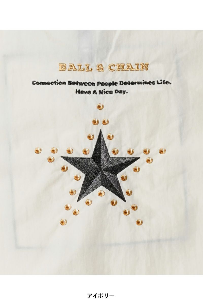 Ball & Chain(ボールアンドチェーン) Star and Studs (M) スターアンドスタッズ(M) ショッピングバック トートバッグ 301061
