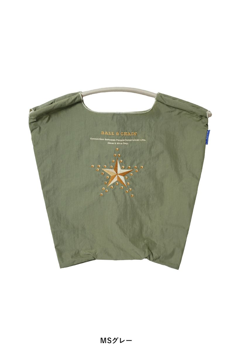 Ball & Chain(ボールアンドチェーン) Star and Studs (M) スターアンドスタッズ(M) ショッピングバック トートバッグ 301061