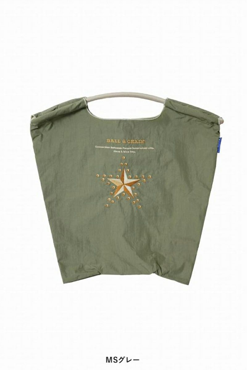 Ball & Chain(ボールアンドチェーン) Star and Studs (M) スターアンドスタッズ(M) ショッピングバック トートバッグ 301061