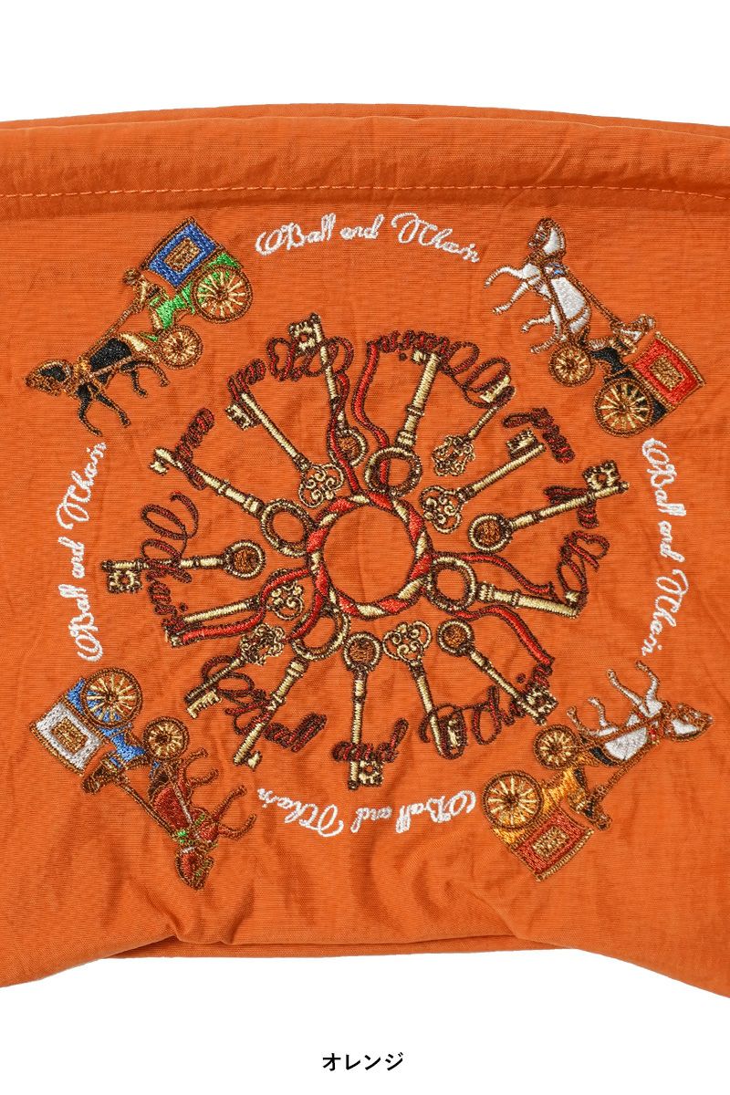 Ball & Chain(ボールアンドチェーン) KEY & CARRIAGE (P) キーアンドキャリッジ 馬車 Lポーチ 301417