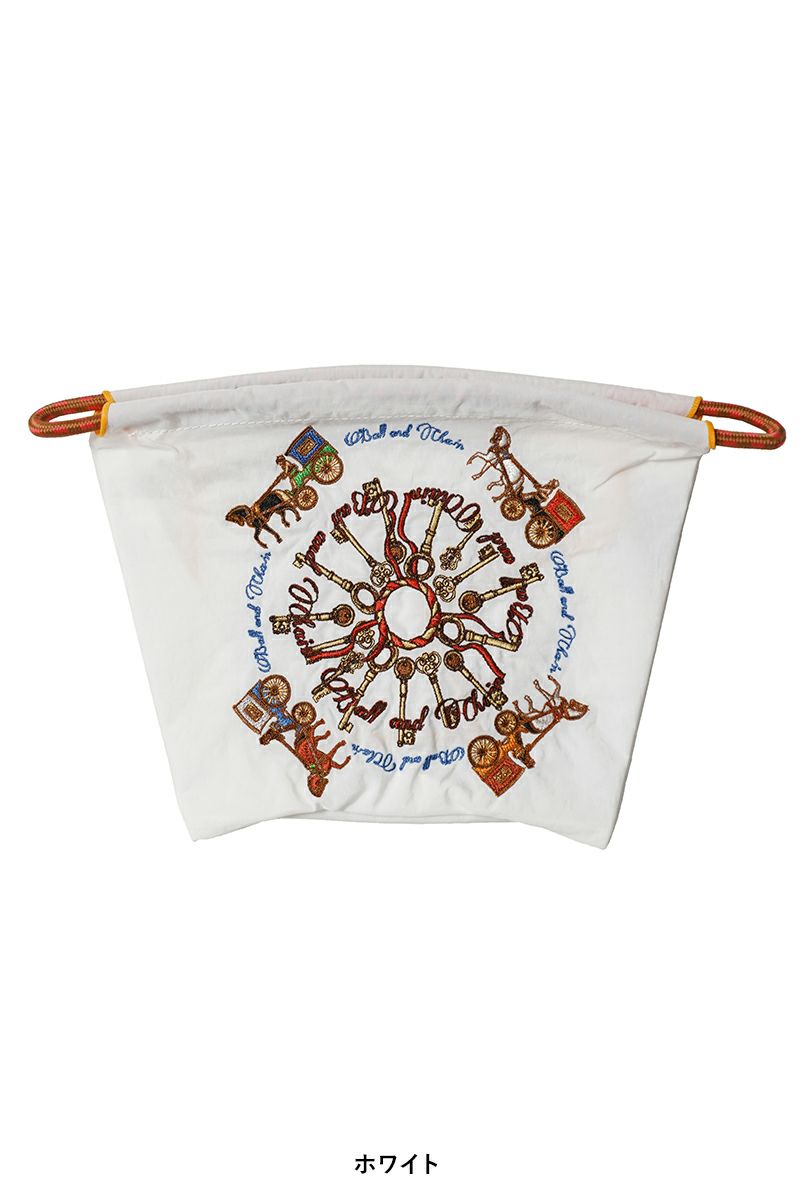 Ball & Chain(ボールアンドチェーン) KEY & CARRIAGE (P) キーアンドキャリッジ 馬車 Lポーチ 301417