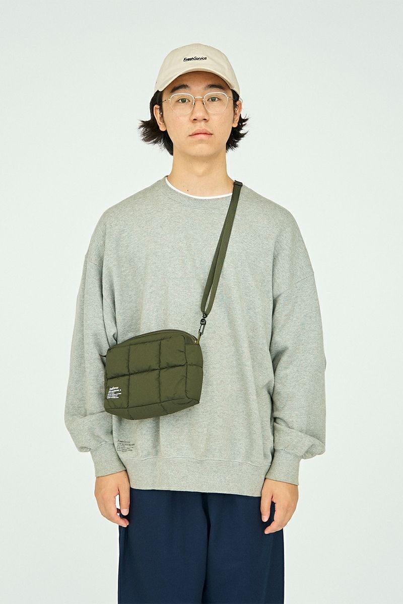 FreshService(フレッシュサービス) QUILTED CUBE BAG_M キルト キューブバッグM FSP253-90188