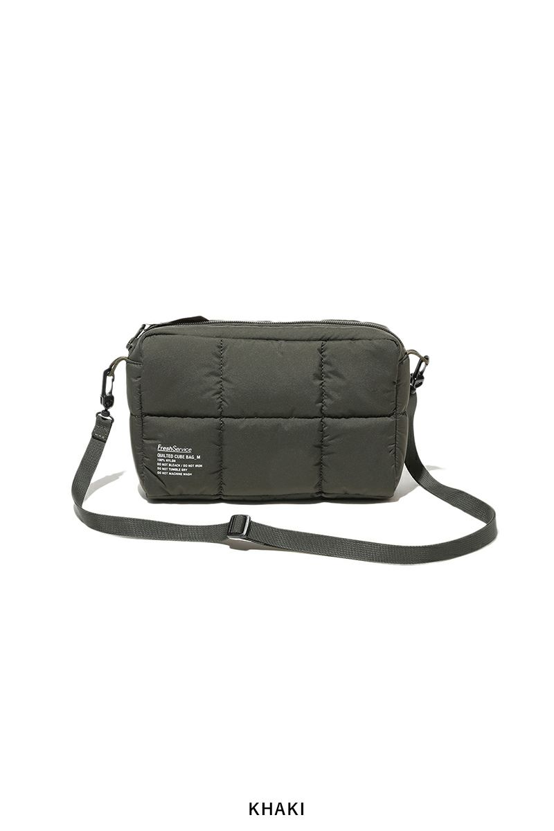 FreshService(フレッシュサービス) QUILTED CUBE BAG_M キルト キューブバッグM FSP253-90188