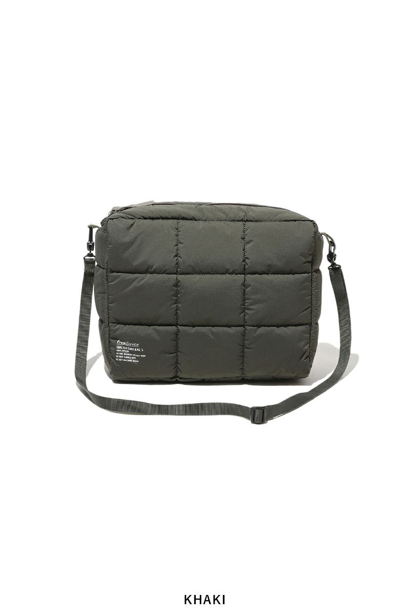 FreshService(フレッシュサービス) QUILTED CUBE BAG_L キルト キューブバッグL FSP253-90189
