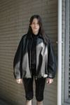 CLANE(クラネ) FAKE LEATHER BALLOON JACKET フェイクレザーバルーンジャケット 19101-0012