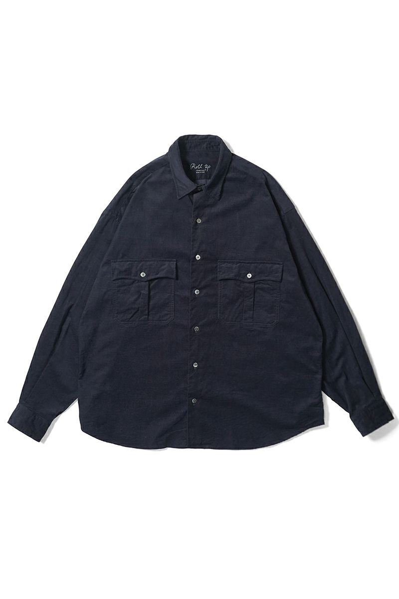Porter Classic(ポータークラシック) ROLL UP ORGANIC CORDUROY SHIRT ロールアップ オーガニックコーデュロイシャツ PC-016-3685