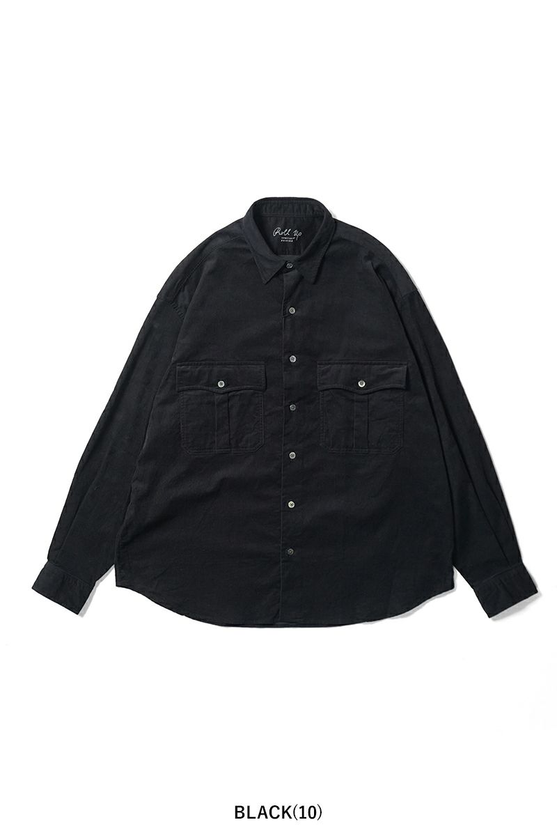 Porter Classic(ポータークラシック) ROLL UP ORGANIC CORDUROY SHIRT ロールアップ オーガニックコーデュロイシャツ PC-016-3685