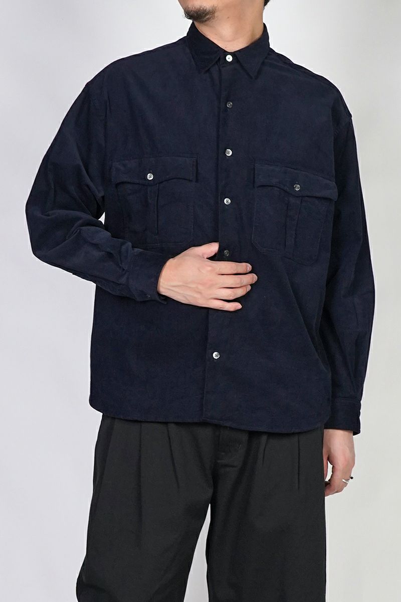 Porter Classic(ポータークラシック)ROLL UP ORGANIC CORDUROY SHIRT ロールアップ オーガニックコーデュロイシャツ PC-016-3685