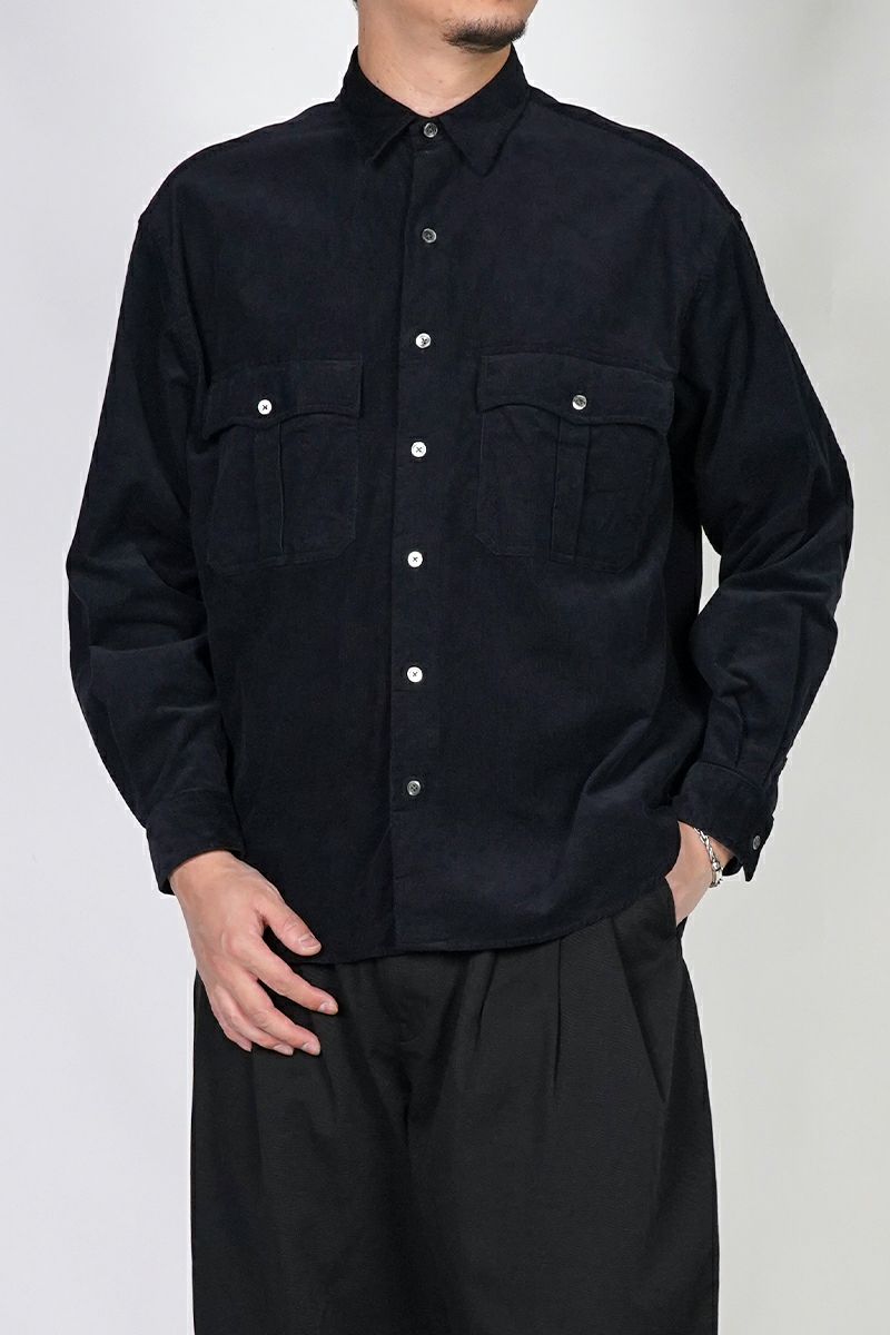 Porter Classic(ポータークラシック)ROLL UP ORGANIC CORDUROY SHIRT ロールアップ オーガニックコーデュロイシャツ PC-016-3685