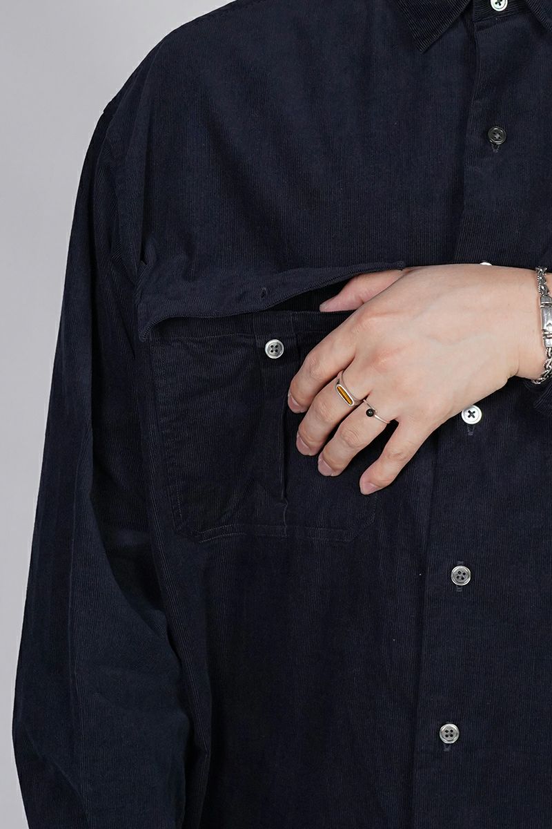 Porter Classic(ポータークラシック)ROLL UP ORGANIC CORDUROY SHIRT ロールアップ オーガニックコーデュロイシャツ PC-016-3685