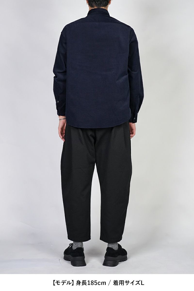 Porter Classic(ポータークラシック)ROLL UP ORGANIC CORDUROY SHIRT ロールアップ オーガニックコーデュロイシャツ PC-016-3685
