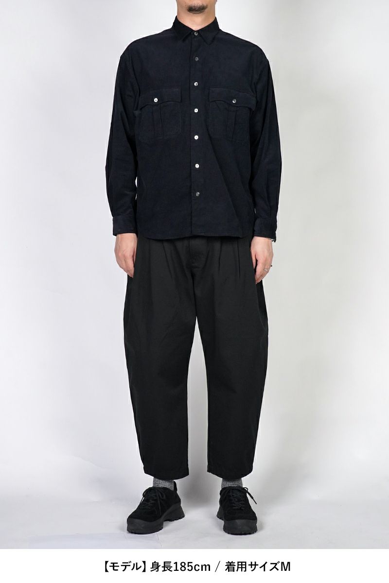 Porter Classic(ポータークラシック)ROLL UP ORGANIC CORDUROY SHIRT ロールアップ オーガニックコーデュロイシャツ PC-016-3685