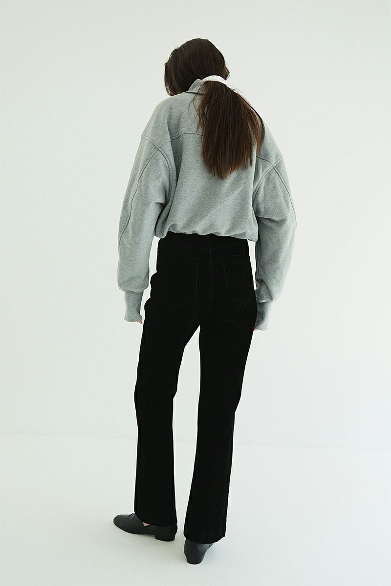CLANE(クラネ) HALF ZIP SHORT TOPS ハーフジップショートトップス 19105-1352