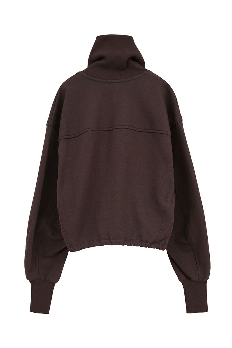 CLANE(クラネ) HALF ZIP SHORT TOPS ハーフジップショートトップス 19105-1352
