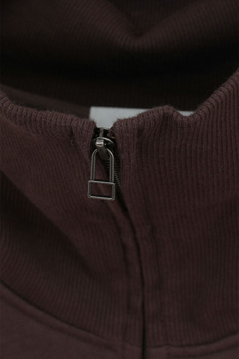 CLANE(クラネ) HALF ZIP SHORT TOPS ハーフジップショートトップス 19105-1352