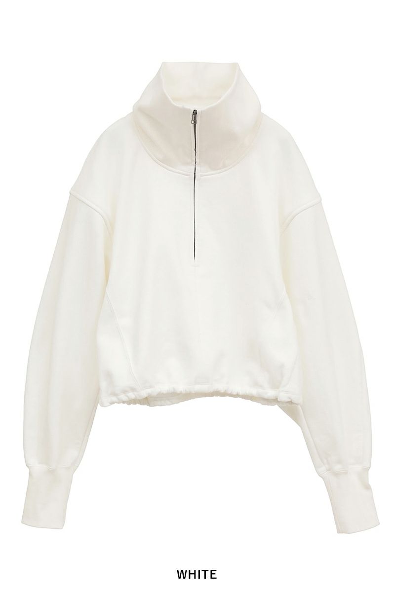 CLANE(クラネ) HALF ZIP SHORT TOPS ハーフジップショートトップス 19105-1352