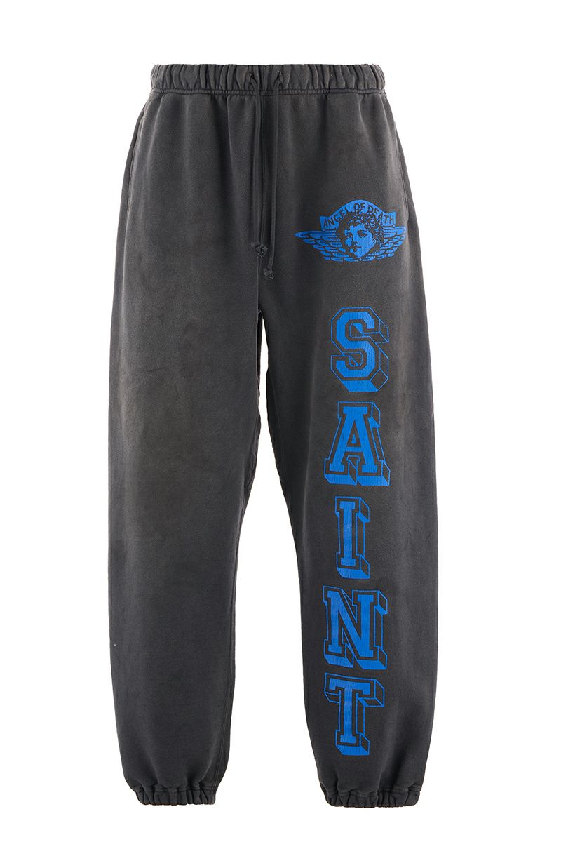 SAINT Mxxxxxx(セントマイケル) SM-HR1-0000-060 / SWEAT PANTS / ANGEL / BLACK スウェットパンツエンジェル