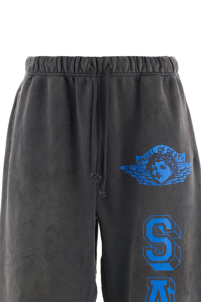 SAINT Mxxxxxx(セントマイケル) SM-HR1-0000-060 / SWEAT PANTS / ANGEL / BLACK スウェットパンツエンジェル