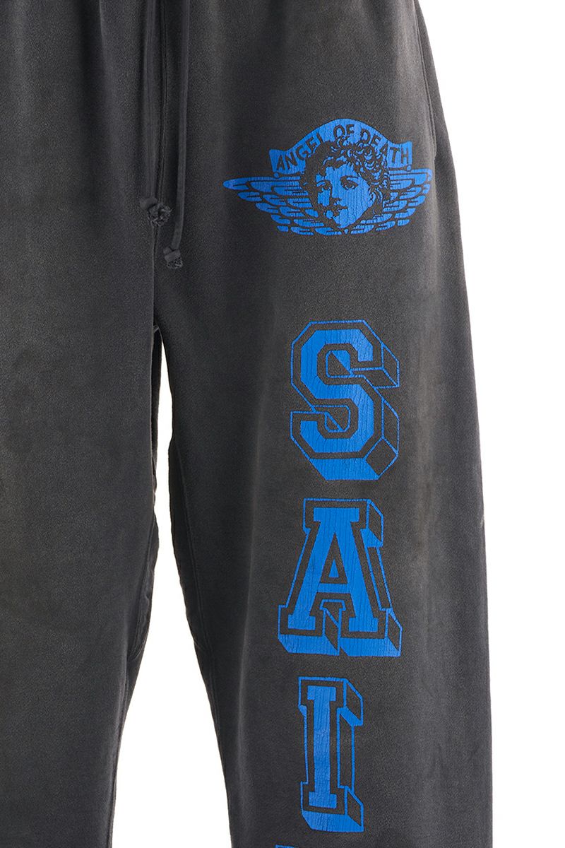 SAINT Mxxxxxx(セントマイケル) SM-HR1-0000-060 / SWEAT PANTS / ANGEL / BLACK スウェットパンツエンジェル