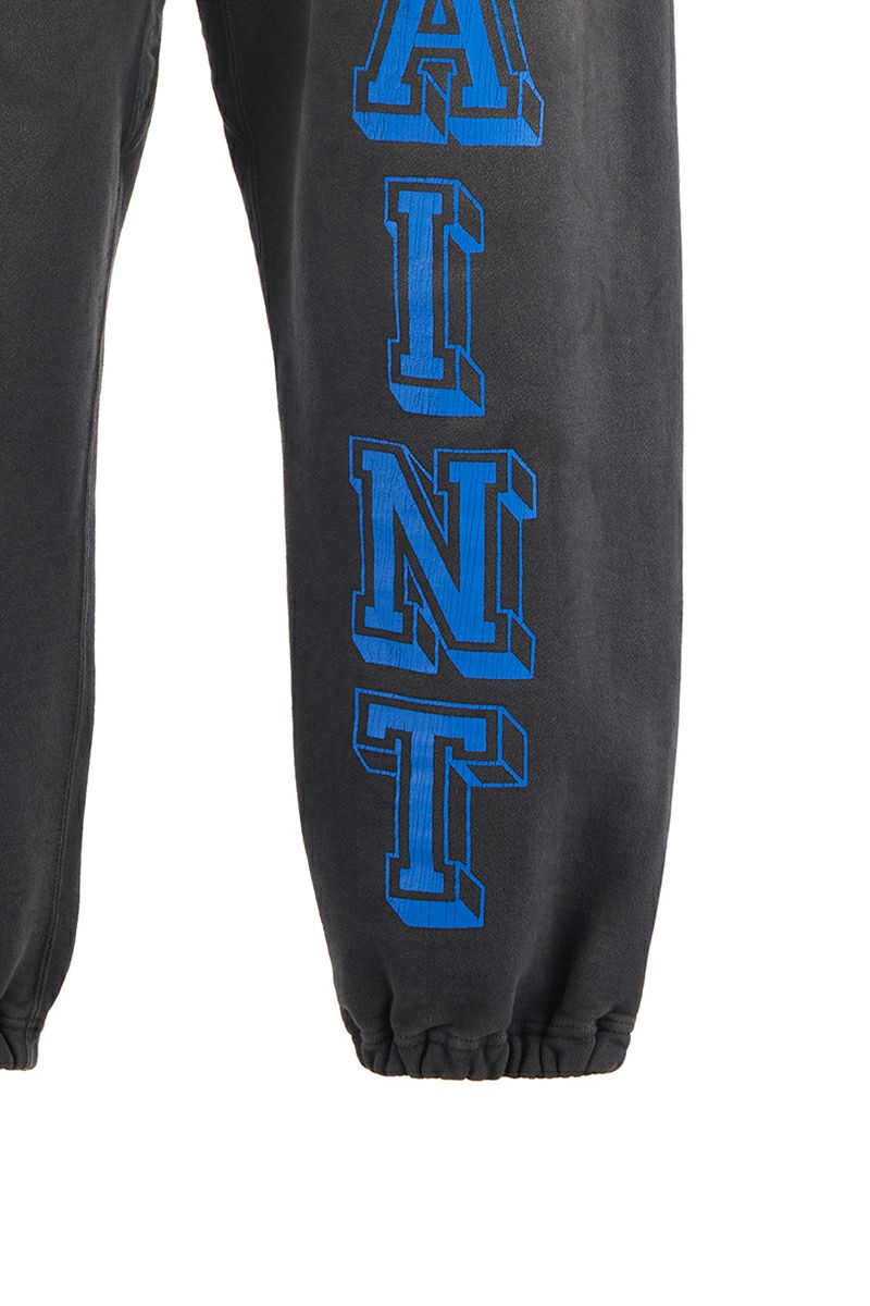 SAINT Mxxxxxx(セントマイケル) SM-HR1-0000-060 / SWEAT PANTS / ANGEL / BLACK スウェットパンツエンジェル