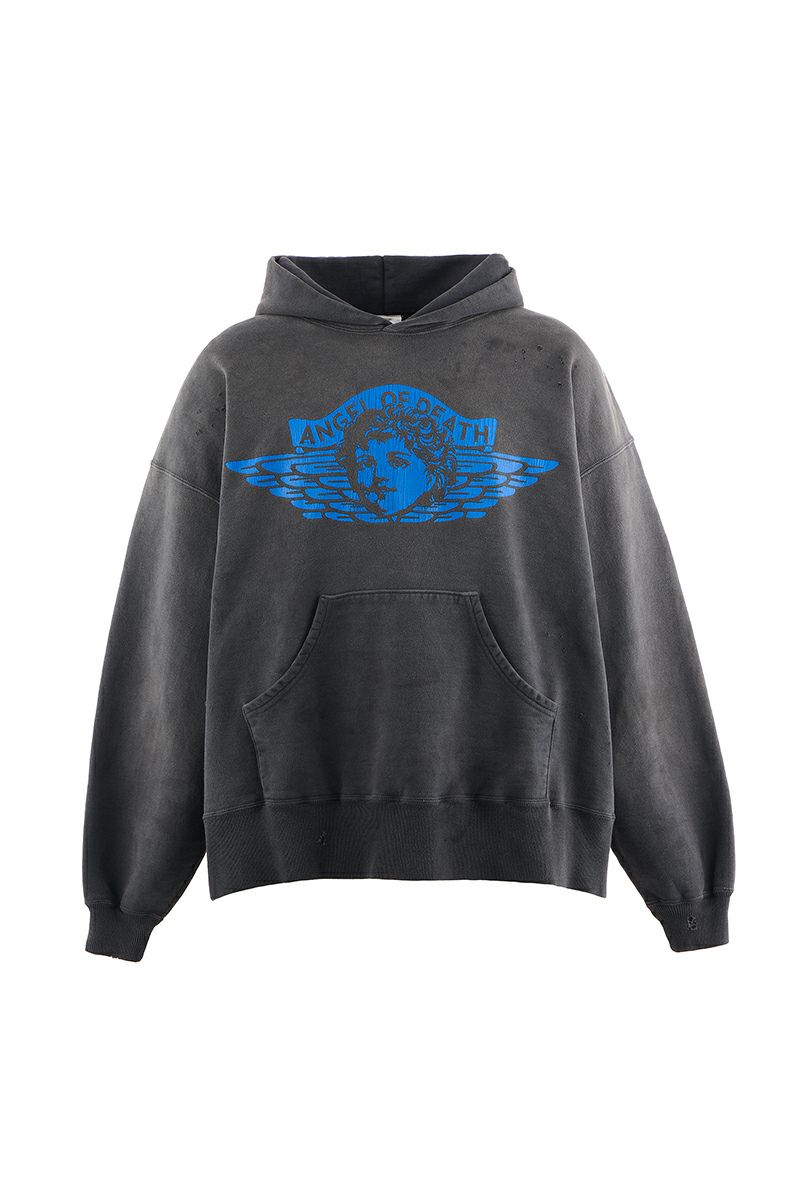 SAINT Mxxxxxx(セントマイケル) SM-HR1-0000-052 / HOODIE / ANGEL / BLACK フーディーエンジェル