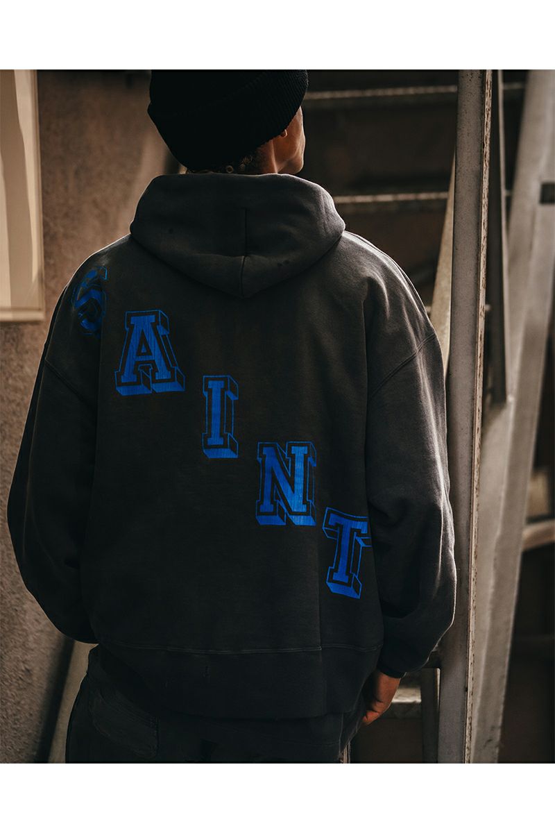 SAINT Mxxxxxx(セントマイケル) SM-HR1-0000-052 / HOODIE / ANGEL / BLACK フーディーエンジェル