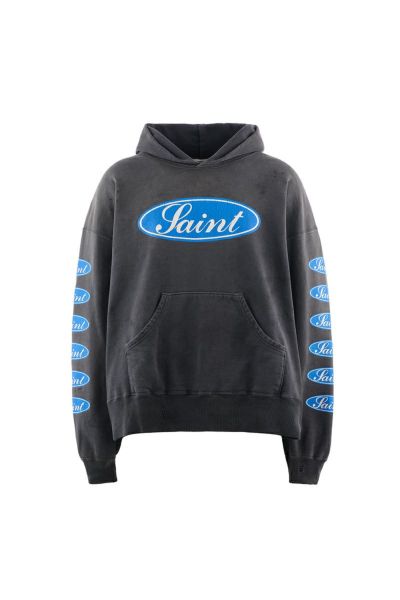 SAINT Mxxxxxx(セントマイケル) SM-HR1-0000-053 / HOODIE / LOVE AMONG / BLACK フーディー ラブ アモング