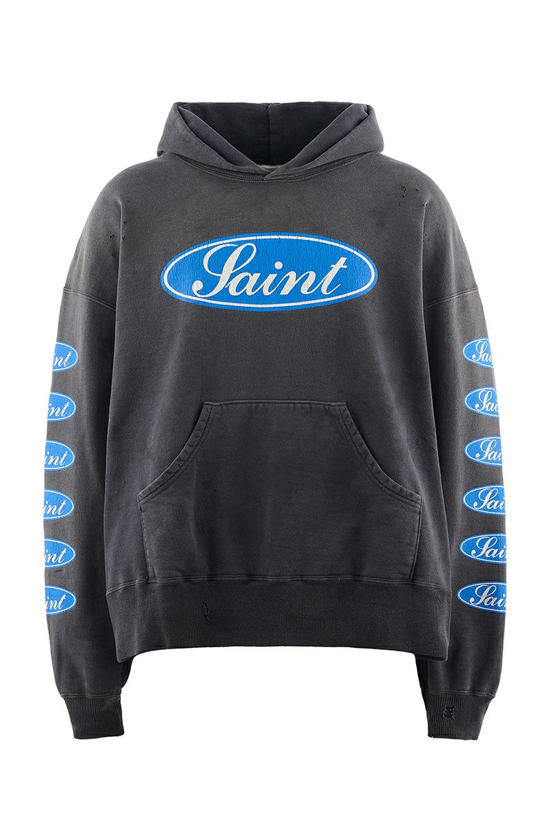 SAINT Mxxxxxx(セントマイケル) SM-HR1-0000-053 / HOODIE / LOVE AMONG / BLACK フーディー ラブ アモング