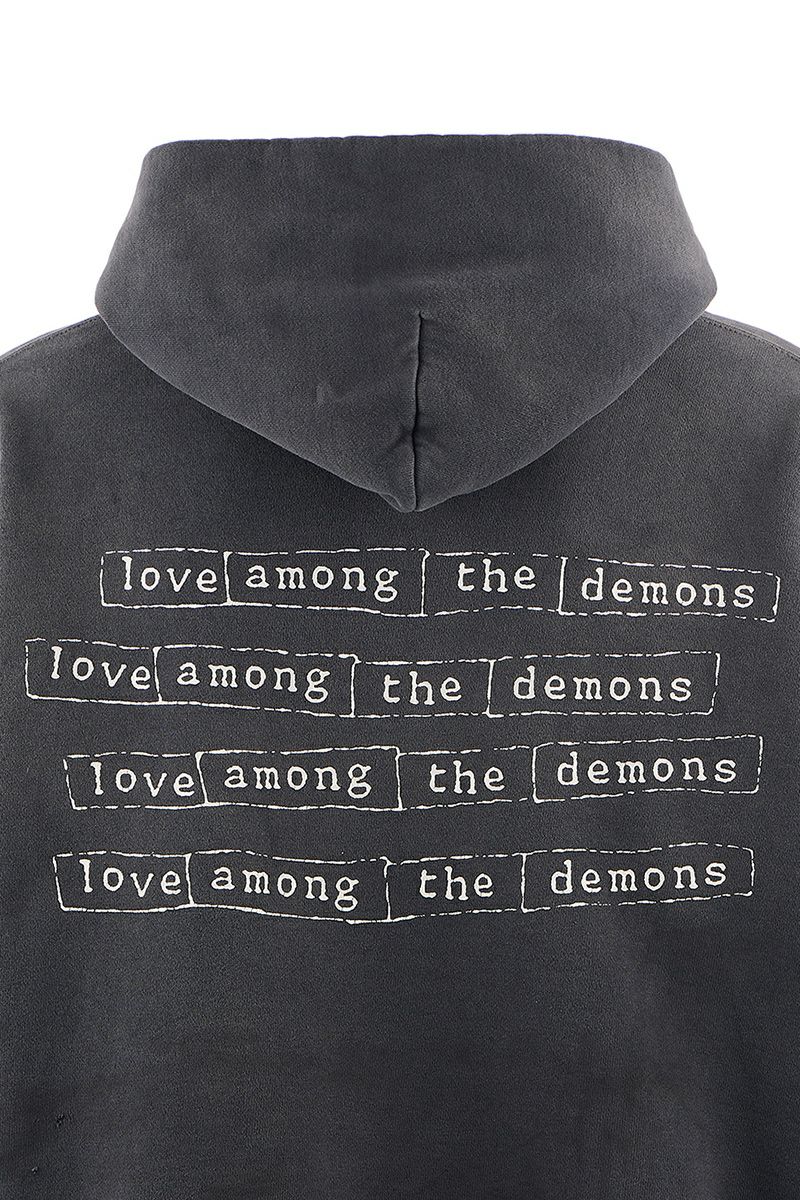 SAINT Mxxxxxx(セントマイケル) SM-HR1-0000-053 / HOODIE / LOVE AMONG / BLACK フーディー ラブ アモング