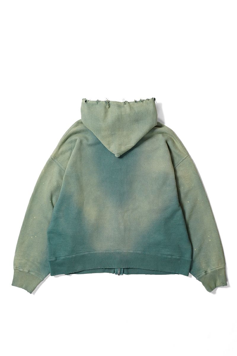 BOWWOW(バウワウ) ARMY ZIP HOODIE AGED アーミージップフーディーエイジド BW252-AZH